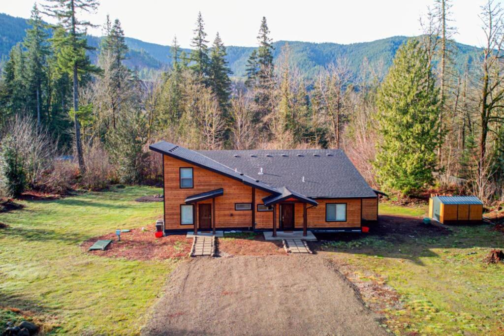 Newly Built Modern Chalet Duplex - 1 Mount Hood Village Exterior foto